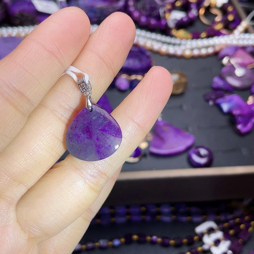 苏纪石（舒俱来）吊坠银S925镶嵌