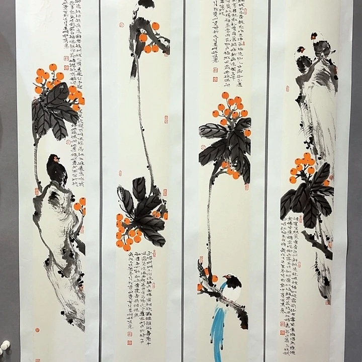 国画亲笔手绘放心去藏