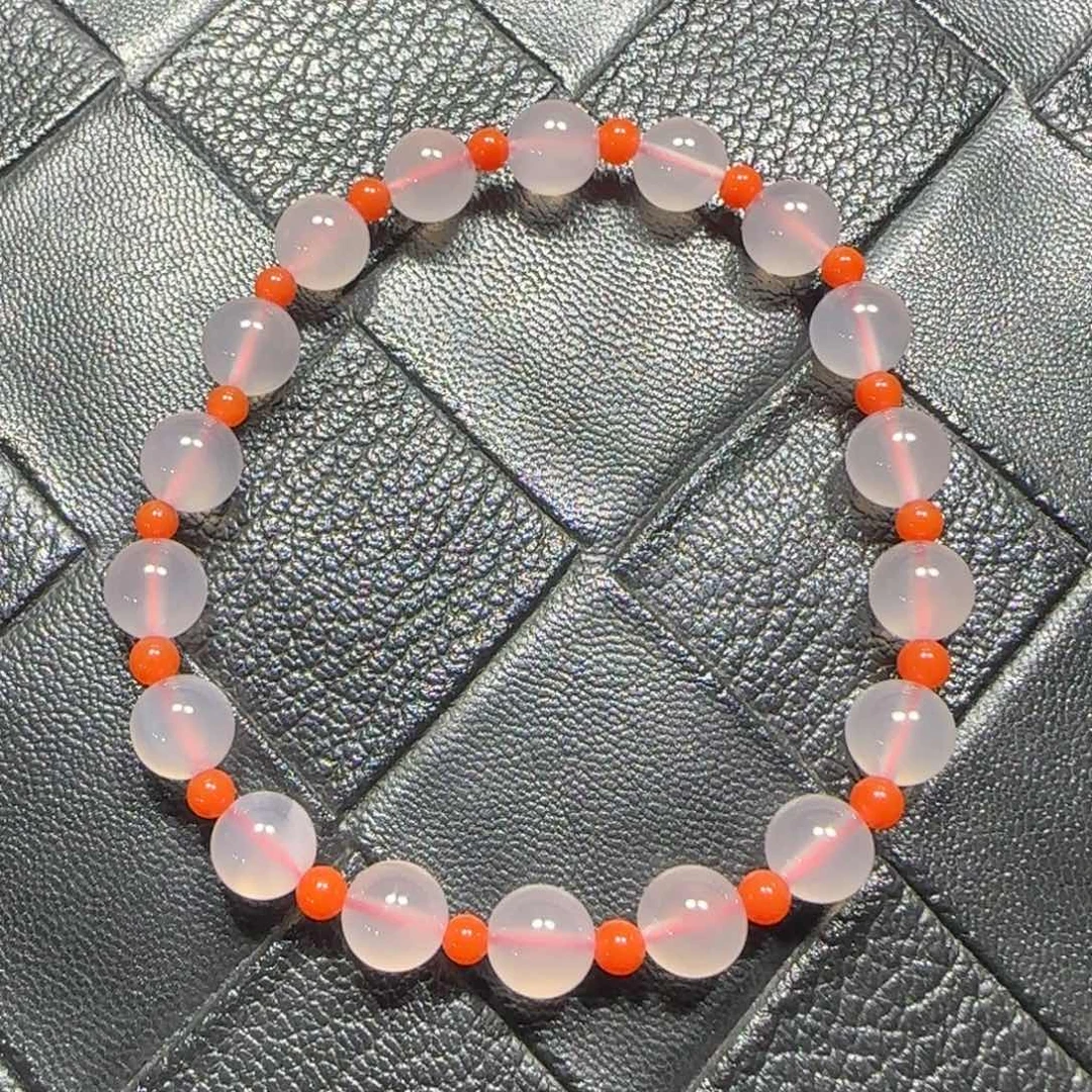 玛瑙/玉髓未镶嵌单圈8mm+