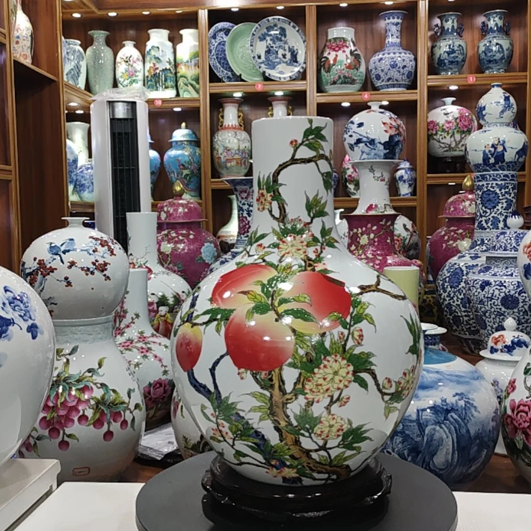瓷片景德镇陶瓷花瓶子子