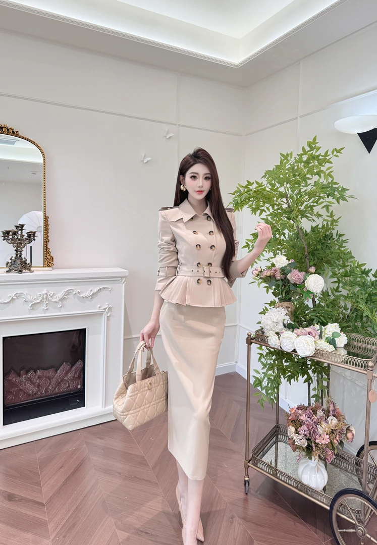 小雨罗马风休闲风淑女法式时尚套装251342