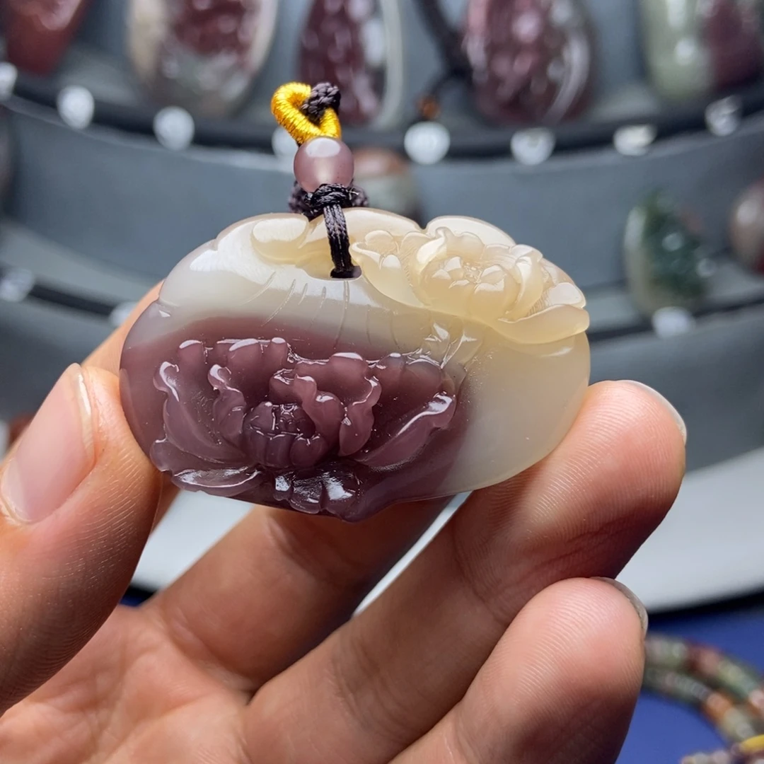 博***姐未镶嵌颈饰玛瑙/玉髓