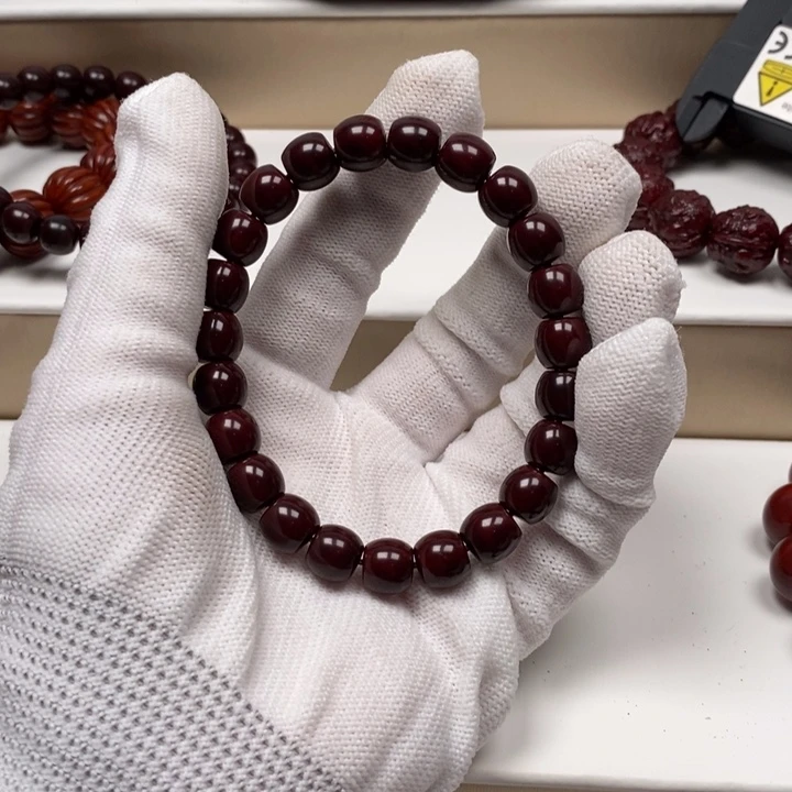 核桃手串/手链张**?猴头雕刻