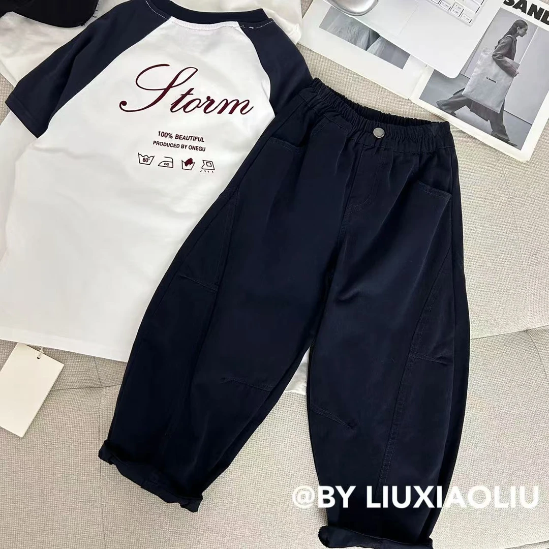 杭州六小六正版BY LIUXIAOLIU秋季儿童休闲裤17211