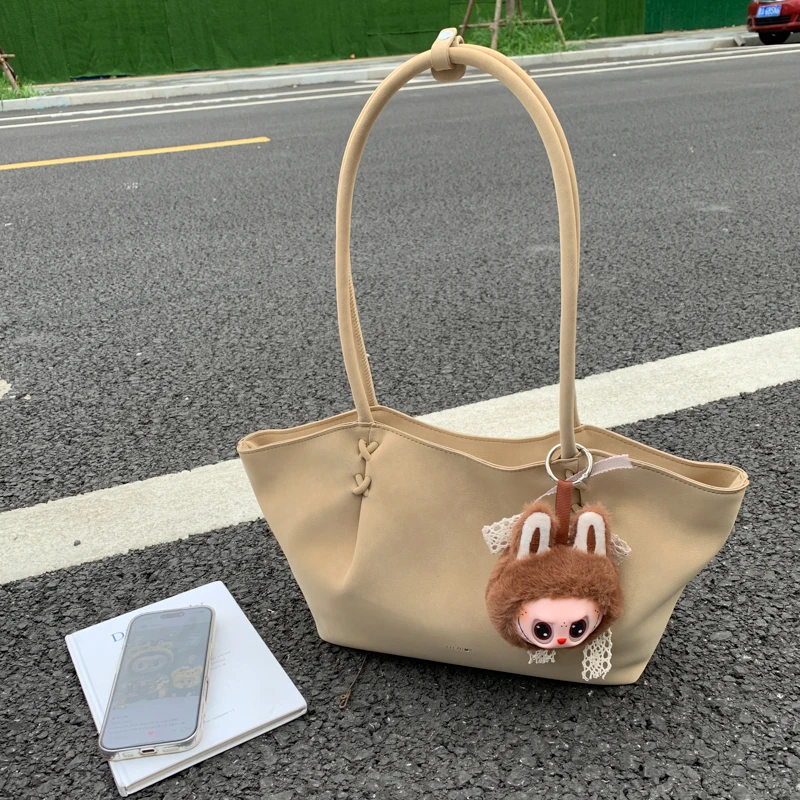 大容量磨砂皮托特包包女2025夏季新款通勤单肩包时尚单肩腋下包