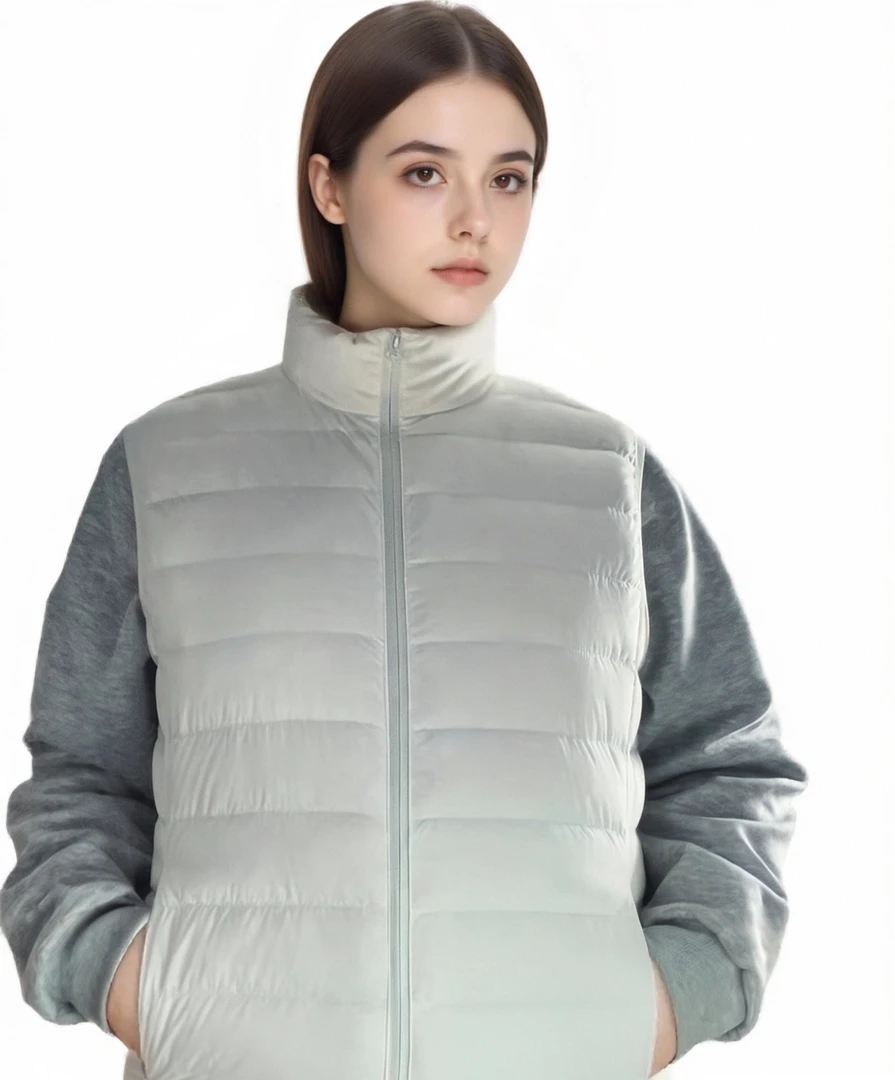 帝诗朗轻薄款90绒排骨立领马甲修身休闲百搭通勤显瘦春季上新