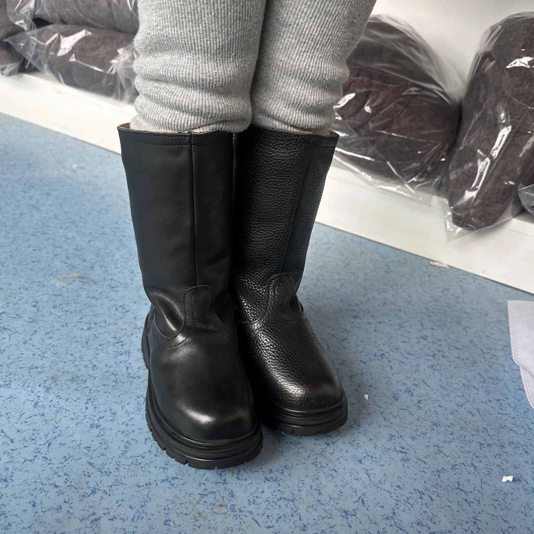 七号儿童秋季棉里靴子