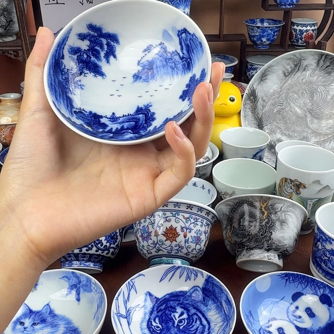 景德镇陶瓷手绘作品