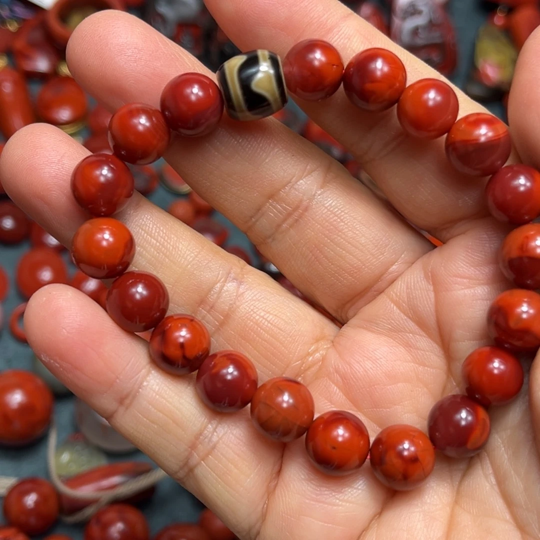 南红玛瑙未镶嵌颈饰