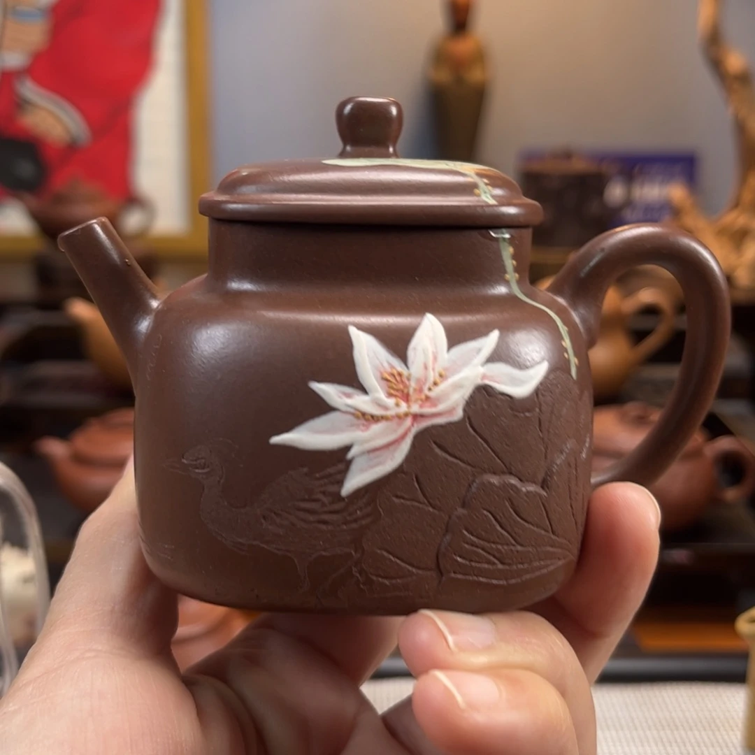 紫砂茶壶翻****吒紫砂茶具半手工制作