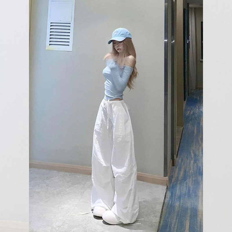 GIOIO一整套穿搭独特绝美小套装韩里韩气减龄阔腿裤两件套裤子