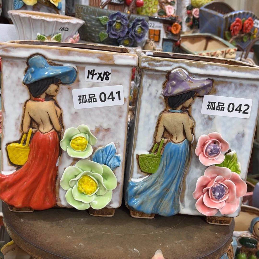 粗陶多肉花盆花盆孤品41孤品42