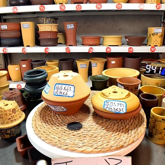 宜兴紫砂花盆134556