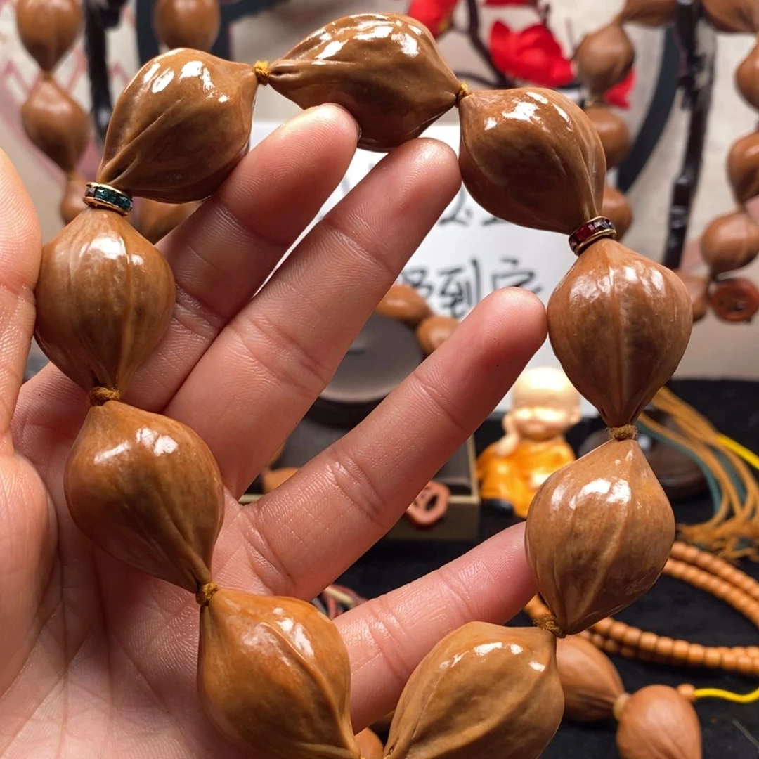 橄榄核手串/手链蒜头2.2手九