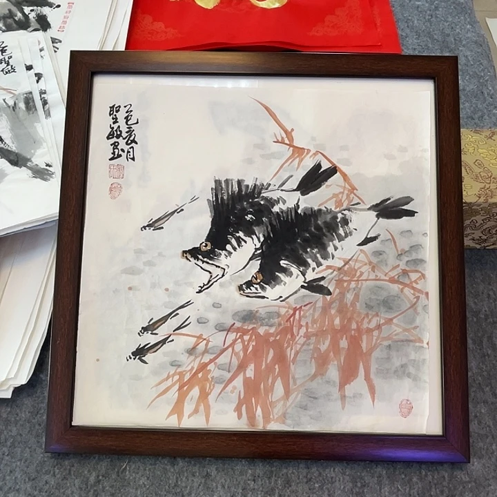 国画张圣敏先生纯手绘作品