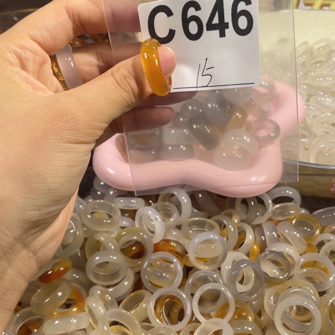 未镶嵌戒指玛瑙/玉髓646