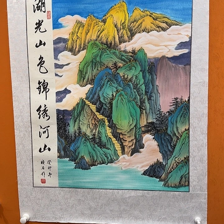 国画分享图片我女儿常常会自己