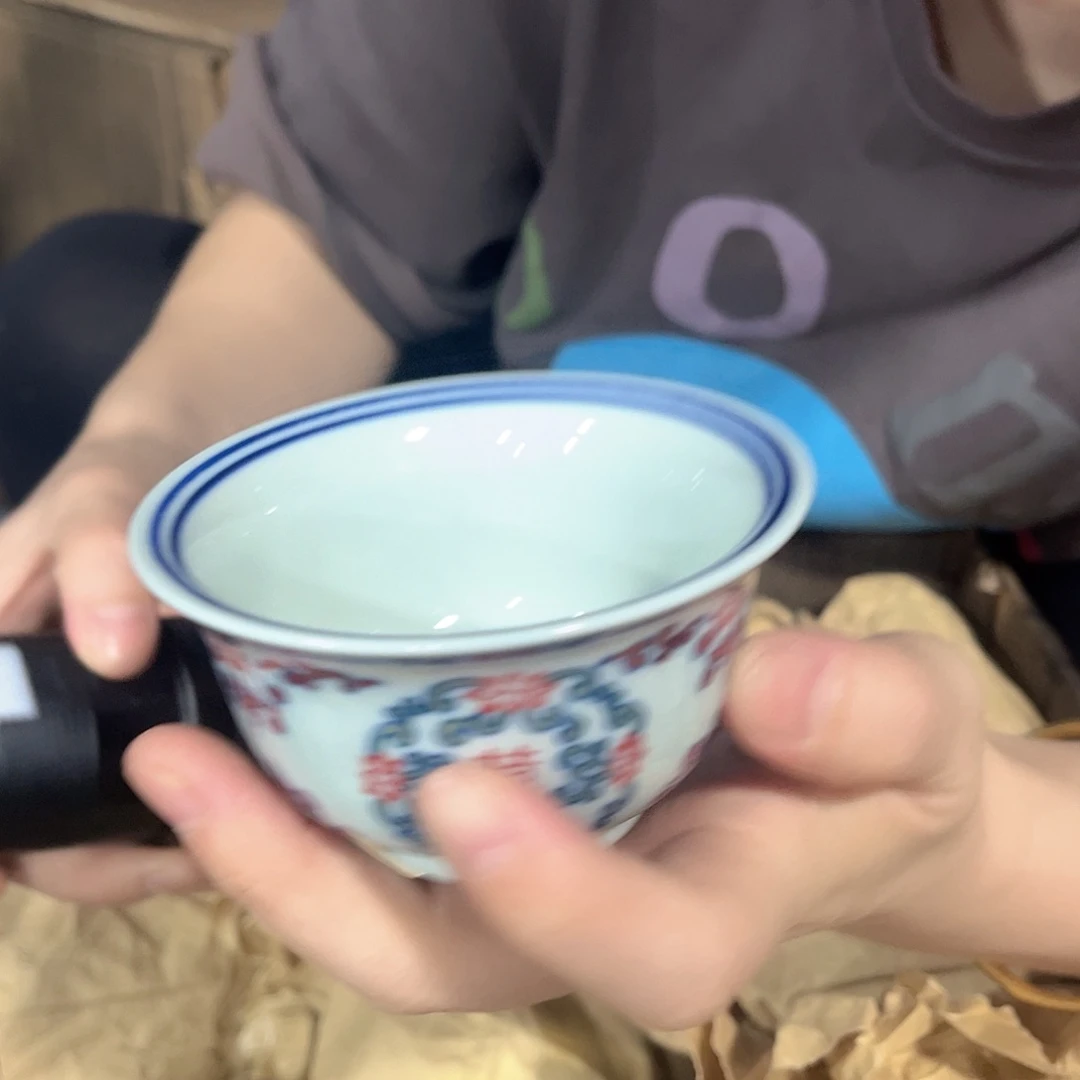 摆件//////景德镇陶瓷。杯。绿。