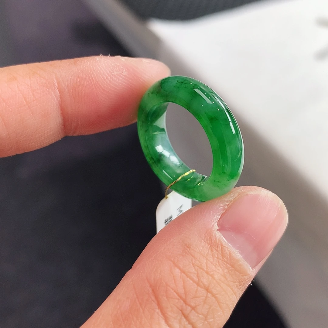 翡翠未镶嵌戒指9号