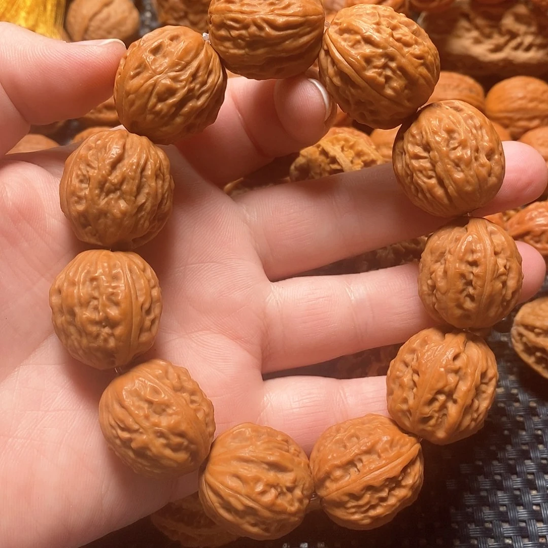文玩核桃手串蚂蚁纹11颗