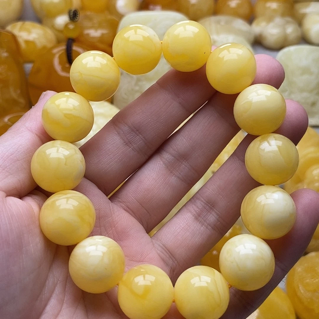 琥珀颈饰未镶嵌琥珀蜜蜡吊坠