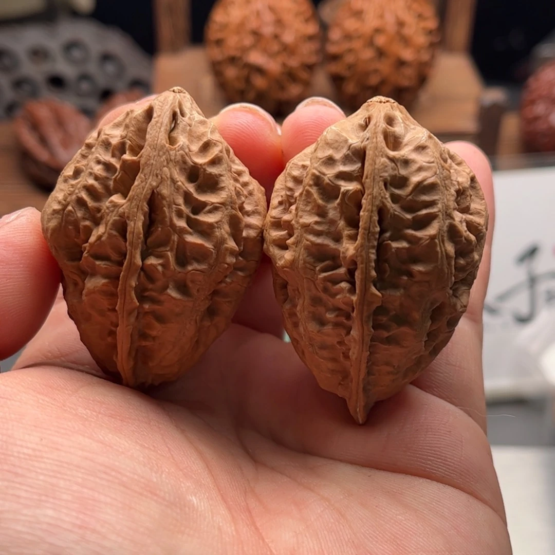 文玩核桃把件关东木子家楸大胖46