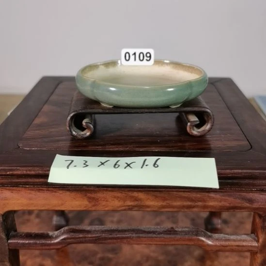 手工手绘釉盆大徳堂