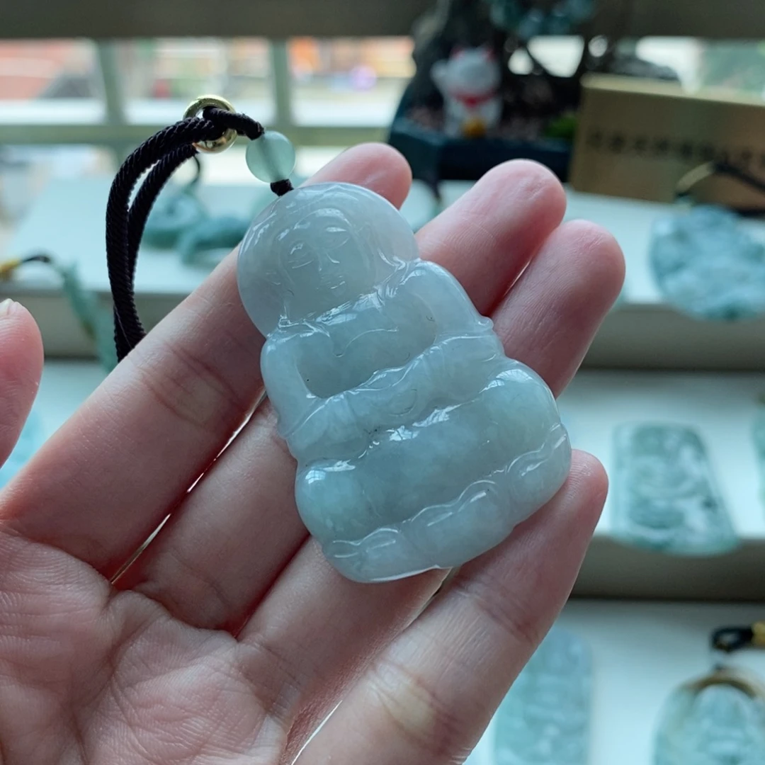 【闪购商品】颈饰未镶嵌翡翠天然缅甸A货翡翠