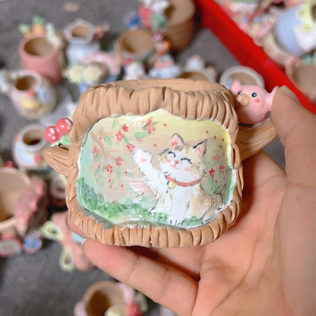 清仓老梧家纯手工多肉花盆