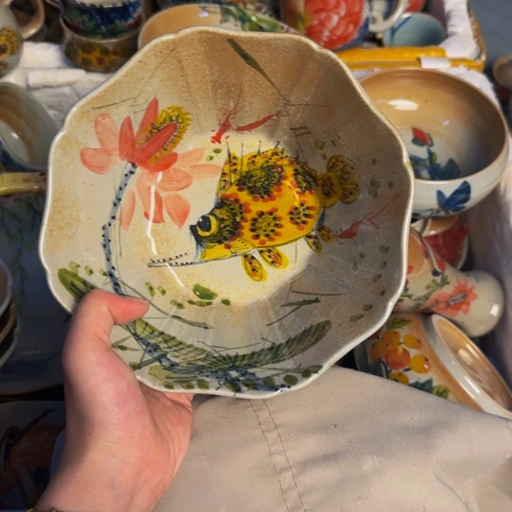 瓷片景德镇陶瓷手工手绘