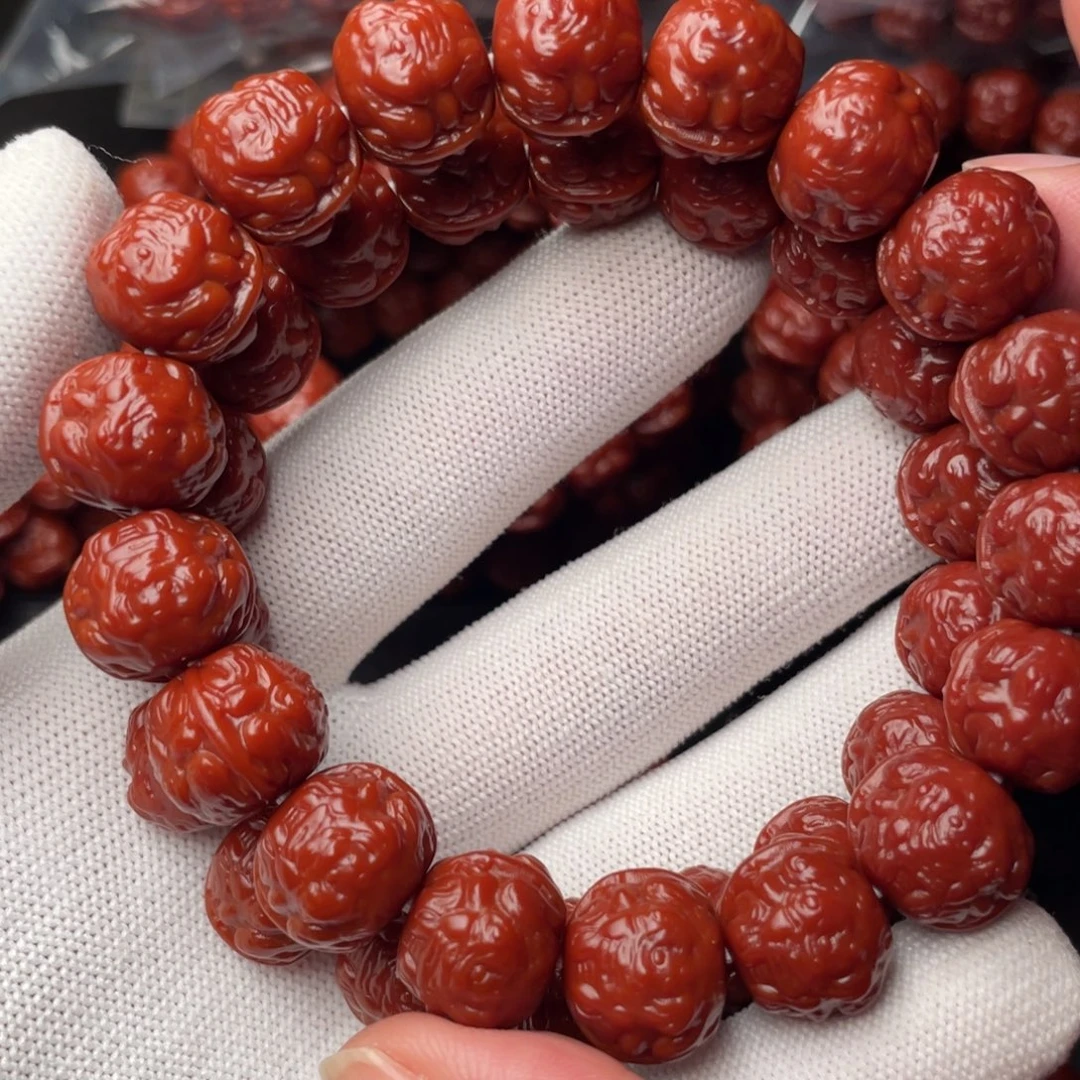 乐***观猴头核桃手串蟾王