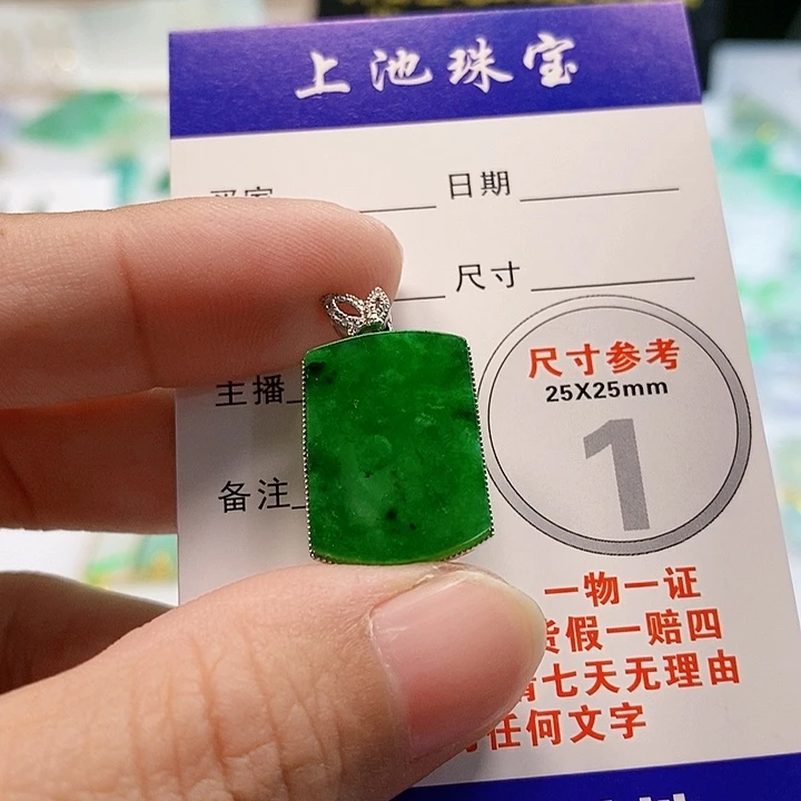 【闪购商品】翡翠颈饰18K金镶嵌翡翠