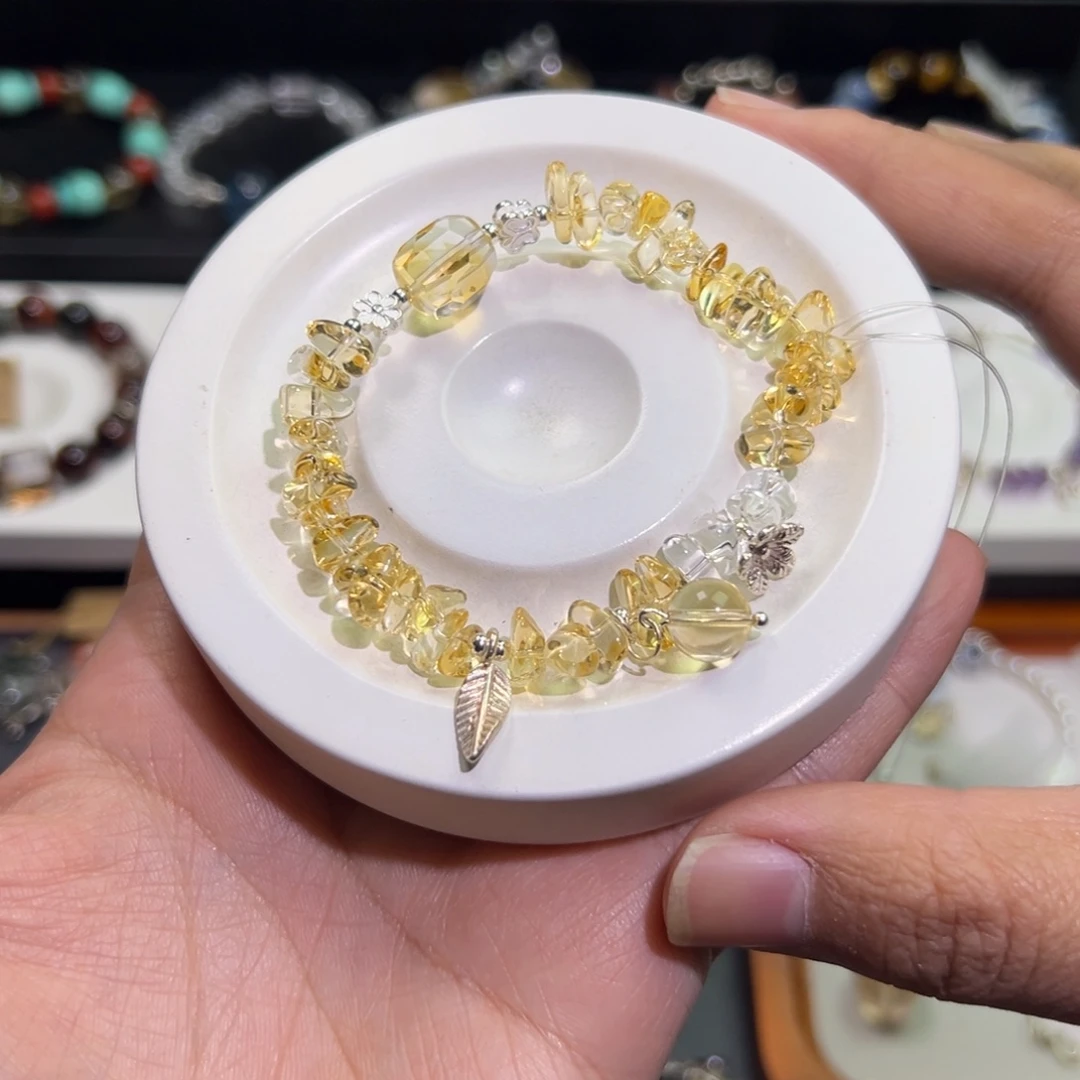 银S925镶嵌水晶手链