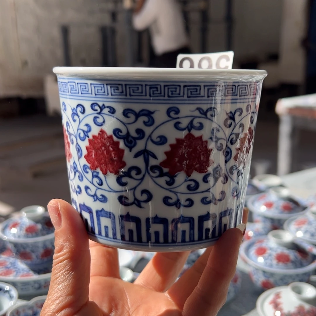 现代瓷青花釉里红工艺