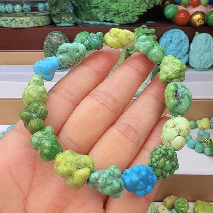 未镶嵌绿松石项链