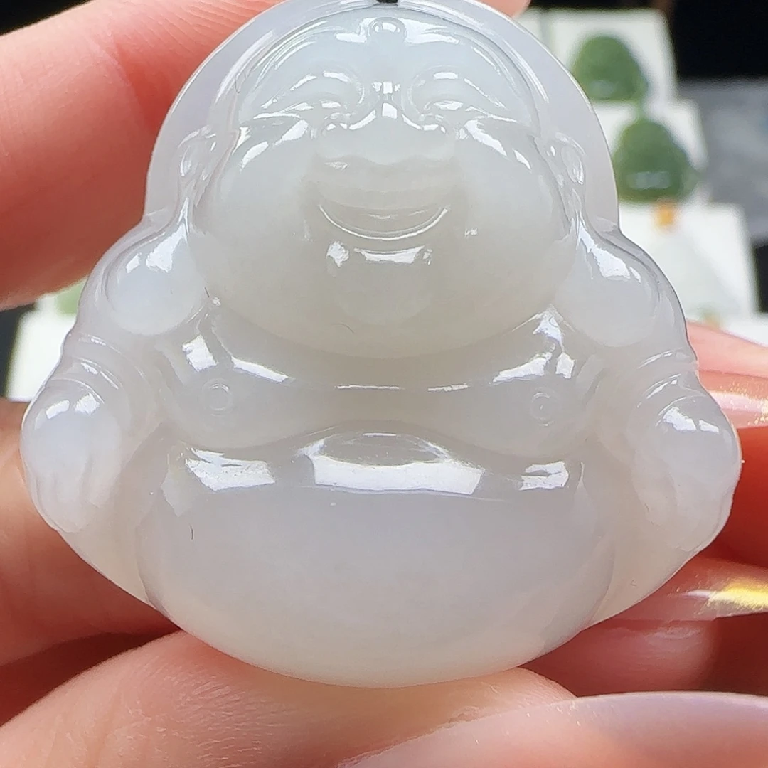 和田玉未镶嵌吊坠(赠链)