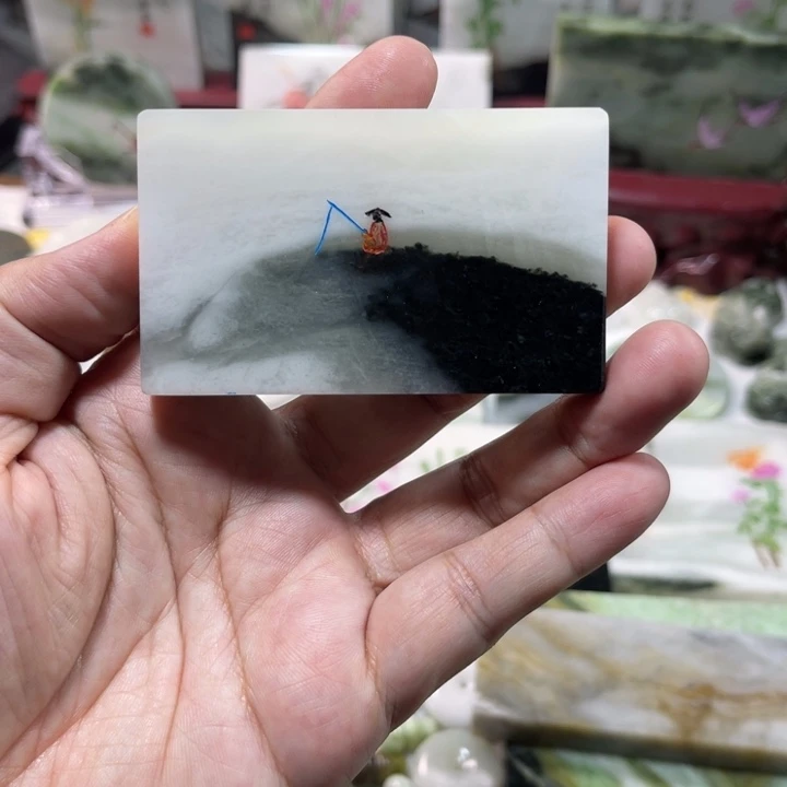 独山玉未镶嵌颈饰