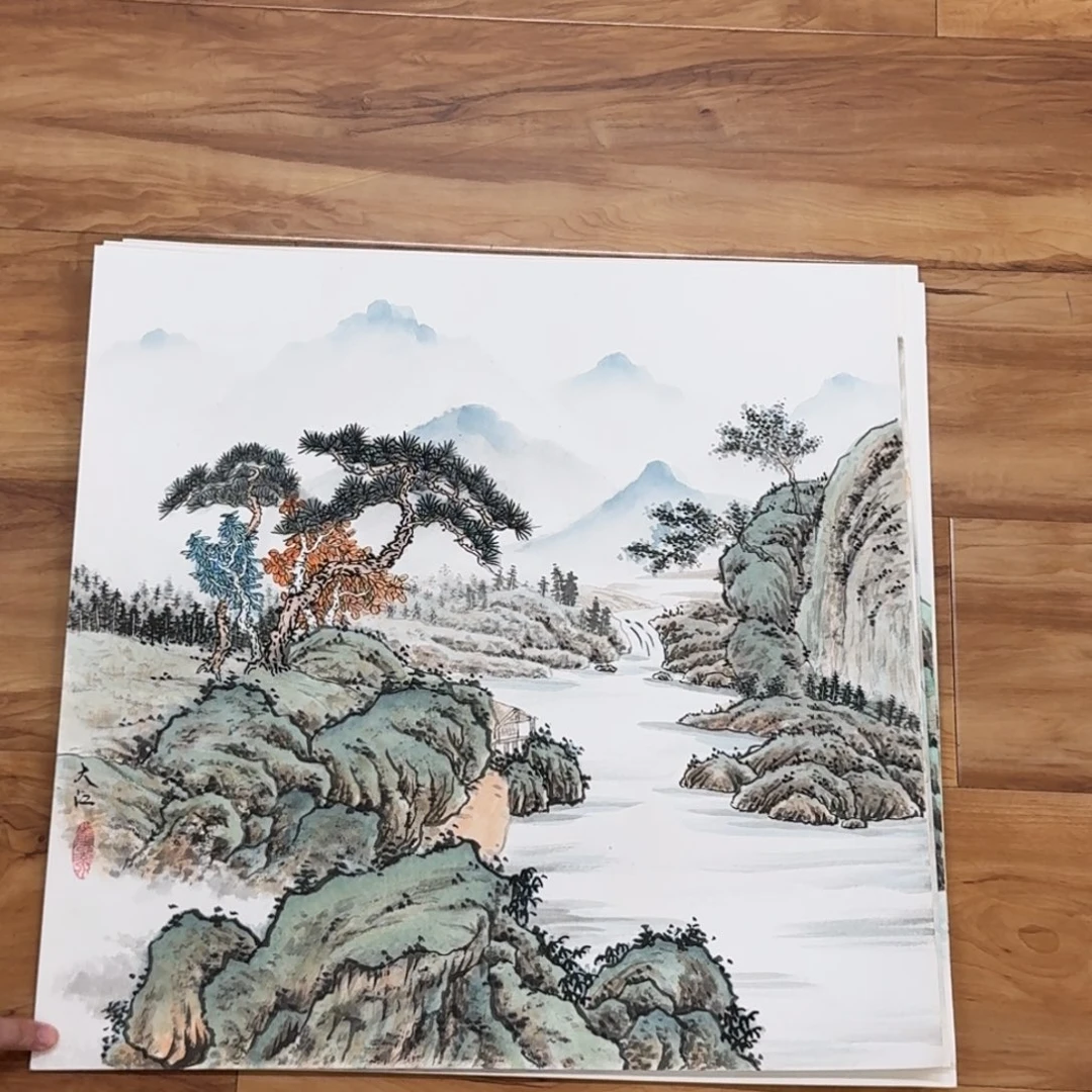 国画50斗方卡纸，哈哈，