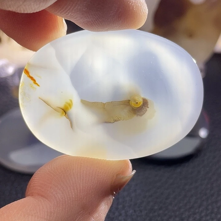 我***菜玛瑙/玉髓未镶嵌颈饰