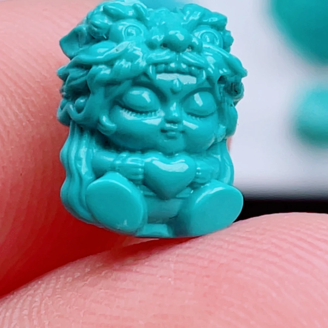 绿松石未镶嵌吊坠(不含链)