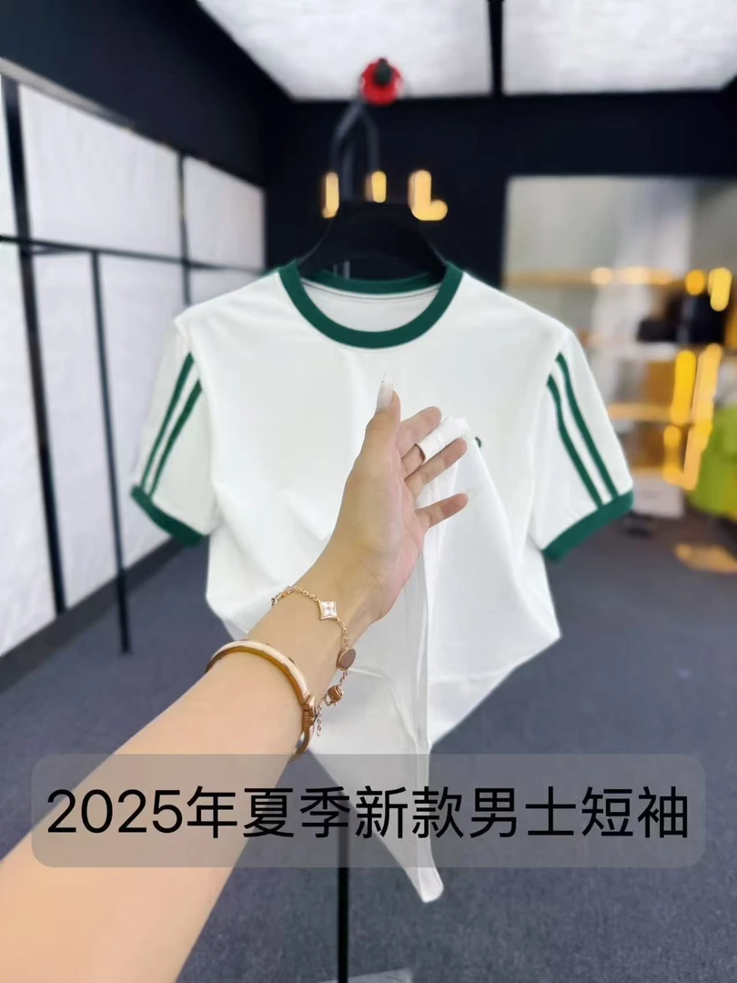 99016-夏季新款时尚百搭男士休闲短袖T恤-7-22