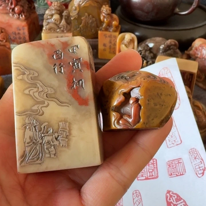 森***王石材手工艺品摆件包邮