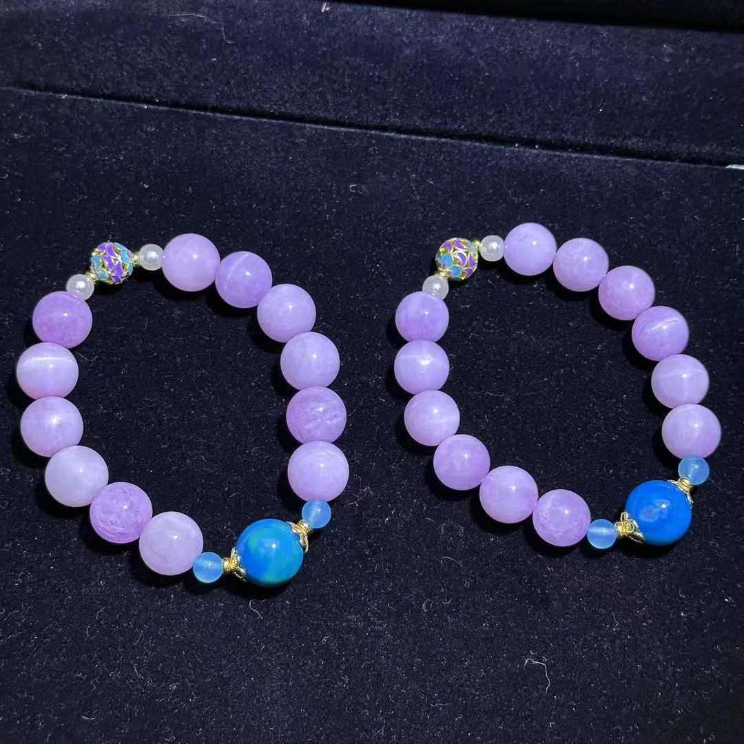 C11028【任会长珠宝】多宝紫锂辉石手串-多样性只发一件