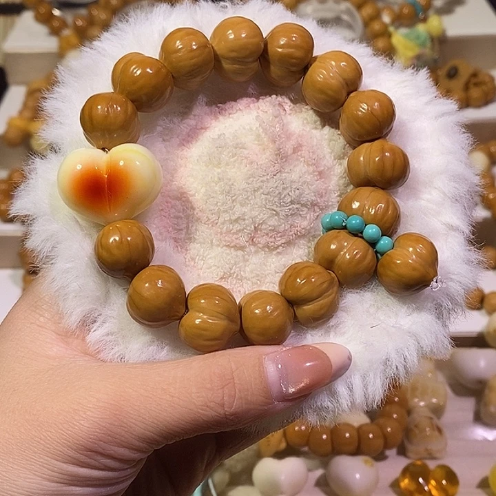 猴头核桃手串设计款屁桃