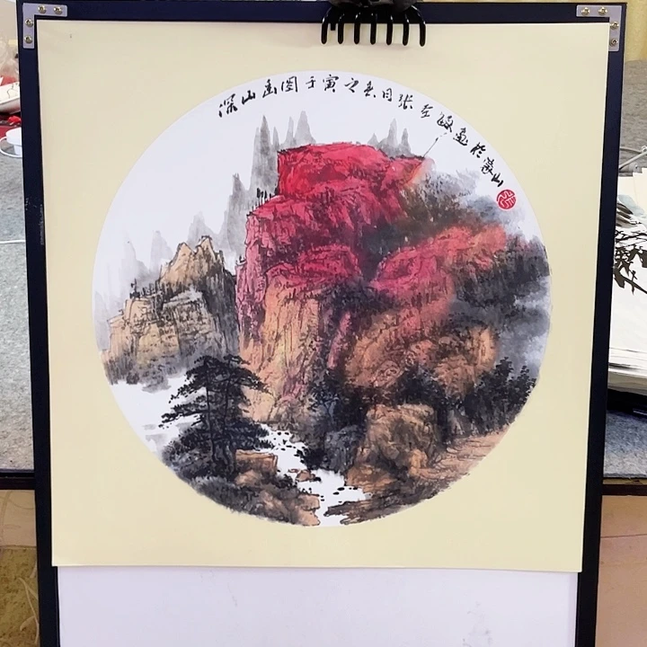 国画张圣敏先生纯手绘作品