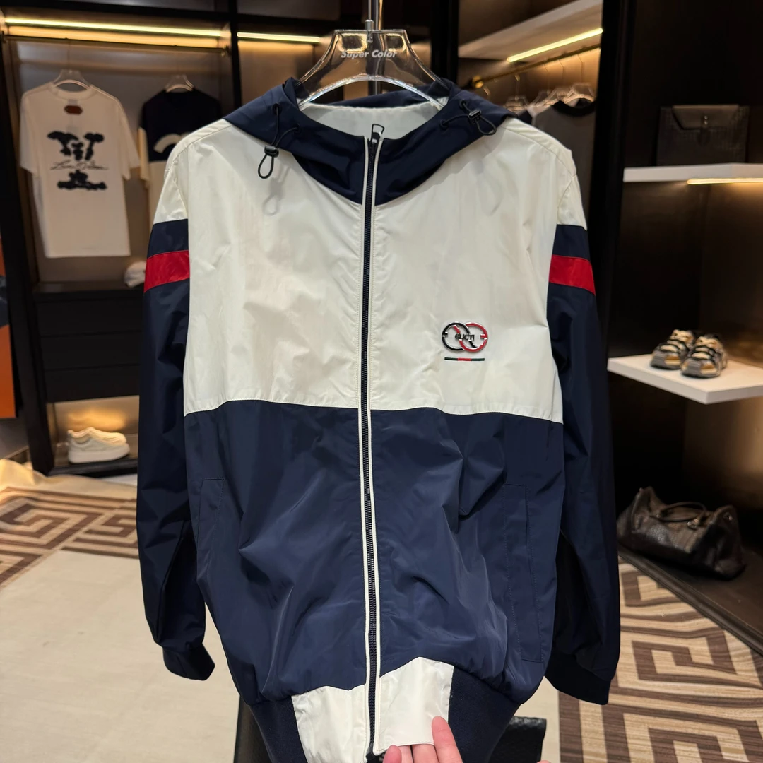 supercolor【连帽休闲外套】25ss//新款百搭潮流拼接运动夹克 3