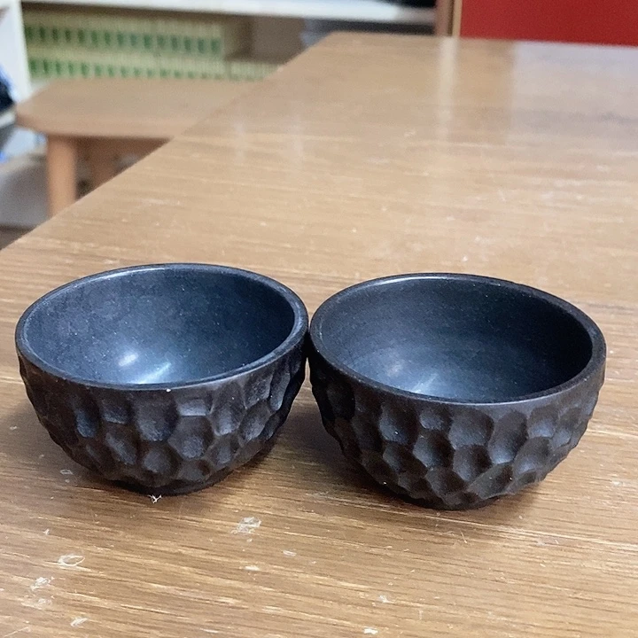 冰碛岩石雕茶杯涌泉杯