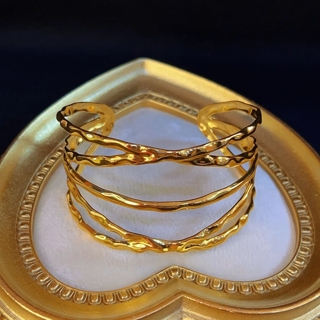 铜合金手镯 哈尼西牧时尚百搭手镯#0008468