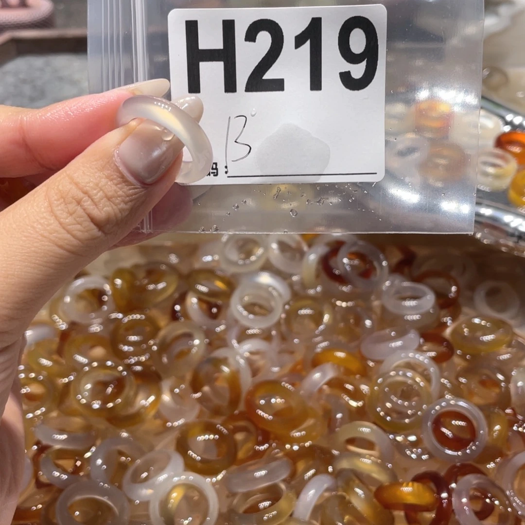 玛瑙/玉髓未镶嵌戒指219