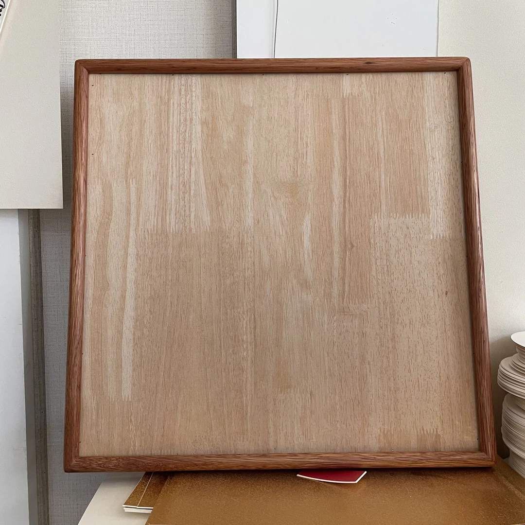 【背板50*50】海棠木实木圆角榫卯框